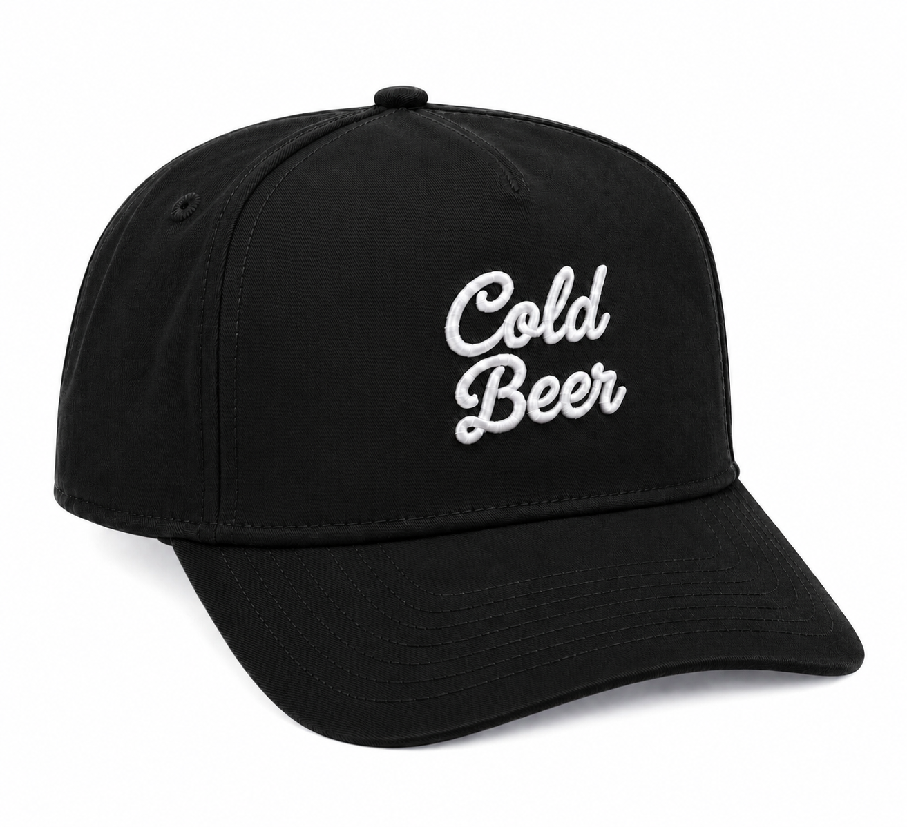 Cold Beer Stacked - Black